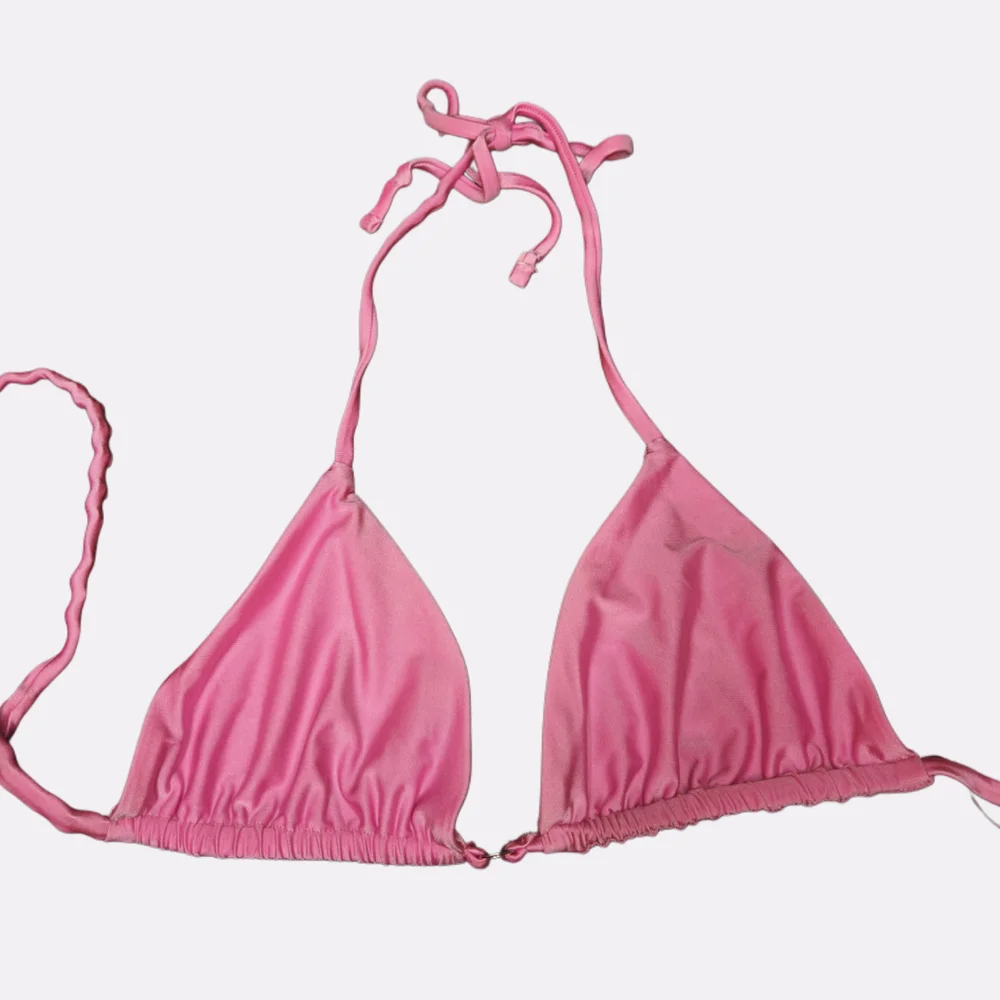 Frankie's Binkinis Pink Triangle Bikini Top 🩷